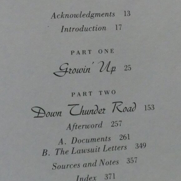 TWO (2) Bruce Springsteen Hard Cover Books. Glory Days and Down Thunder Road - Picture 15 of 16